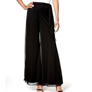 ONYX BLACK SHEER PANTS sz S
